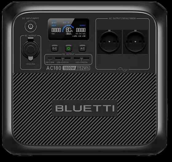 В наявності, краща ціна Bluetti AC180, 1800 квт зарядна станція. Київ