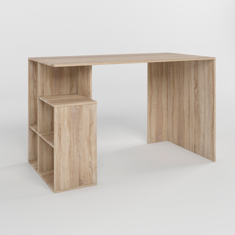 Cтол письменный с полками М-ЗОН Джеко 1200/3 Сонома (MZN-031023) Львов - изображение 2