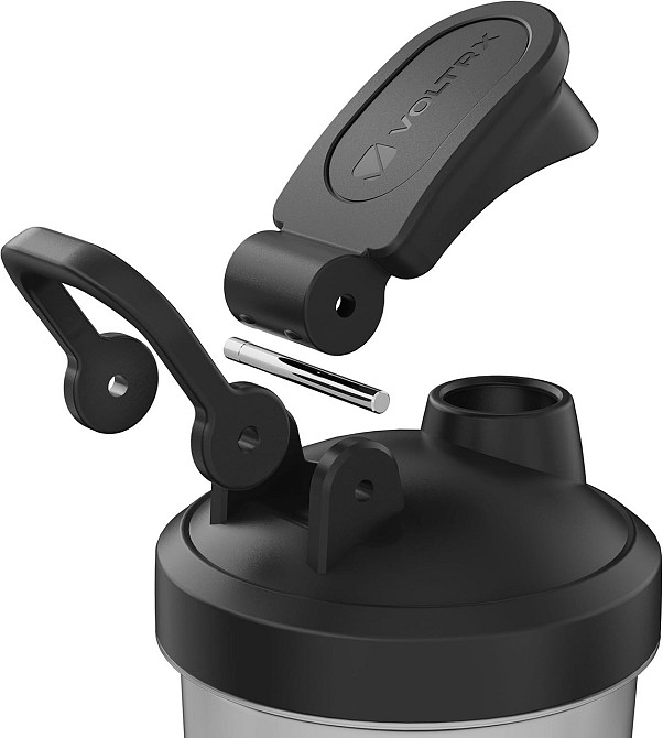 Шейкер спортивний електричний VOLTRX Merger 700 мл. Black Каменское - изображение 8