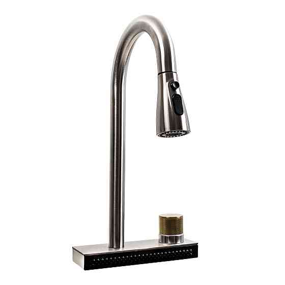 Змішувач під мийку "Водоспад" ZS84 Platinum (brushed) Коломыя