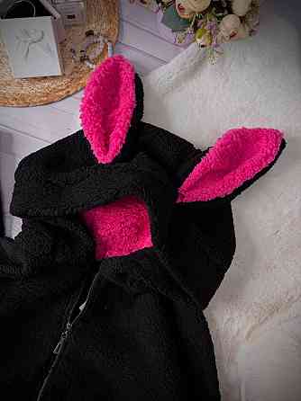 Жіноча повсякденна домашня плюшева піжама з вушками з турецького м'якого хутра Teddy Одеса