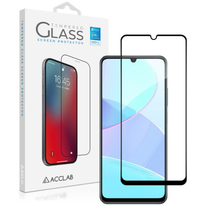 Стекло защитное ACCLAB Full Glue Realme C51 Black (1283126582837) Винница - изображение 1