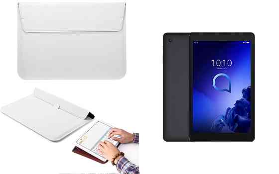 Чохол-конверт VitoCase для Alcatel 3T 10 (2020), з функцією підставки для планшета Білий Київ