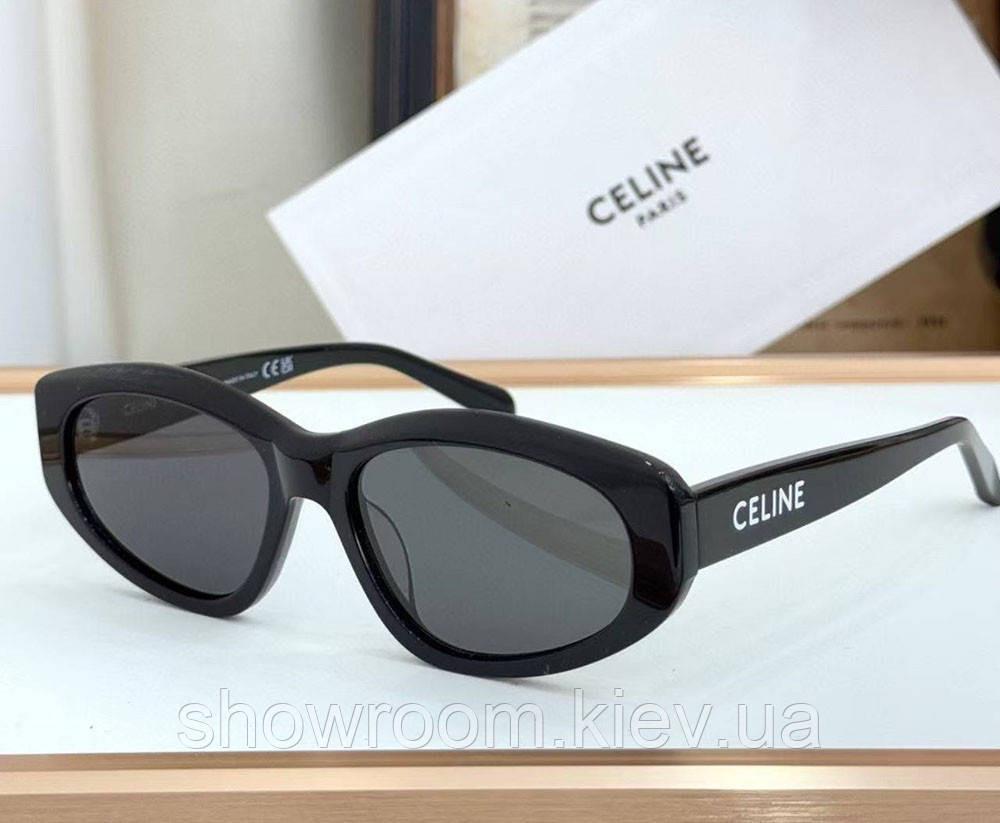 Женские солнцезащитные очки Celine (40279) black LUX Киев - изображение 1