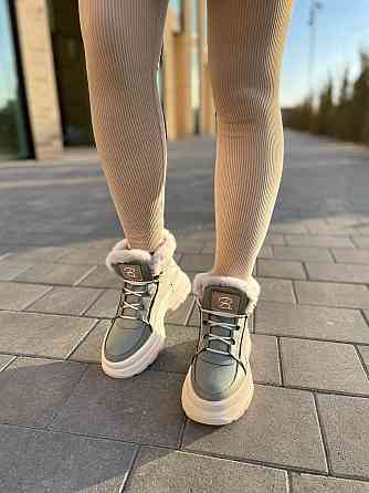 Черевики жіночі BR 07 мята натуральна шкіра зима 37-38р. (4890) Коломия