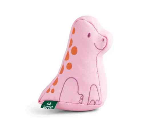 М'яка іграшка для собак Beco Pets Малюк Динозавр Рожевий S Луцк
