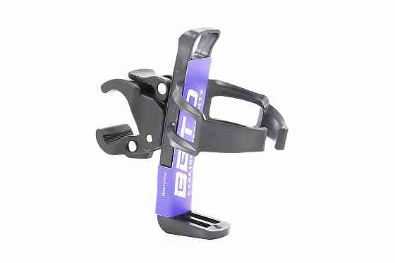 Фляготримач пластиковий з кріпленням універсальним на ексцентрику, чорний BC-105C Київ