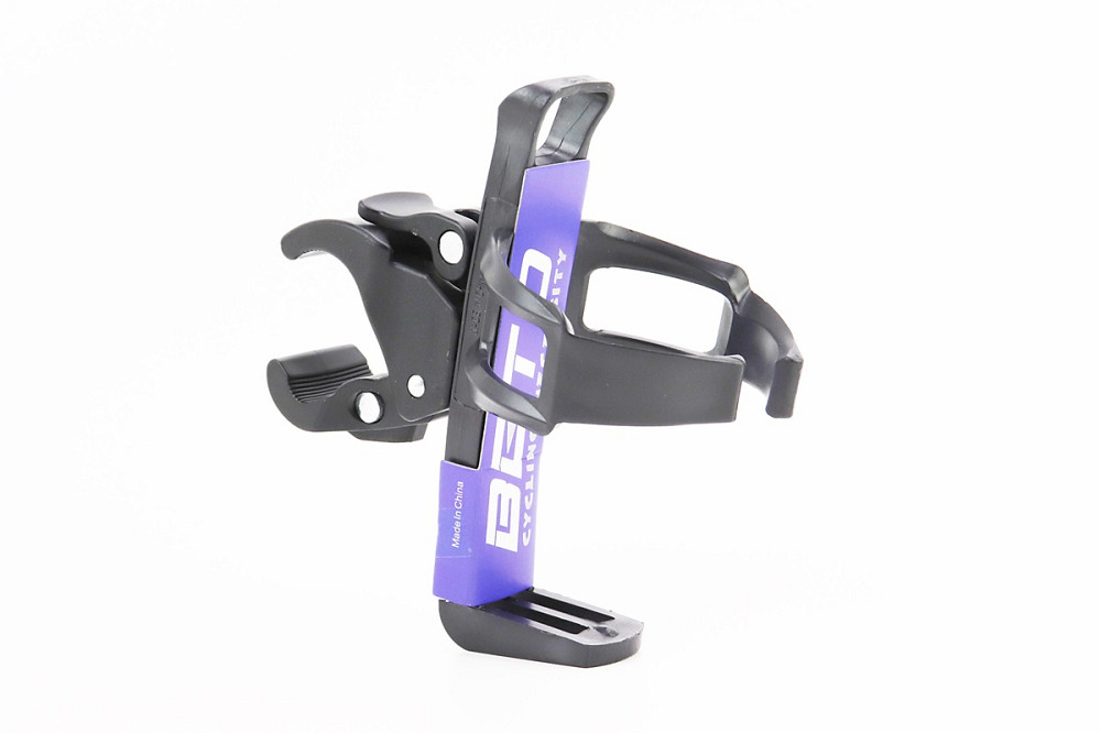 Фляготримач пластиковий з кріпленням універсальним на ексцентрику, чорний BC-105C Київ - фото 1