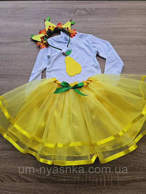 Костюм Грушка юбочка + нашивка + ободок Груша Кривой Рог - изображение 1