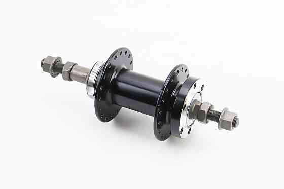 Втулка задня MTB алюмінієва 14Gx36H під вільнобіг, Disk-brake, кріпл. гайка, чорна SF-A210R Бершадь