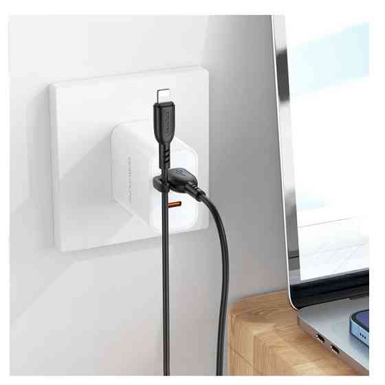 Кабель BOROFONE BX91 USB to iP 2.4A,1m, PVC, PVC connectors, Black Одесса