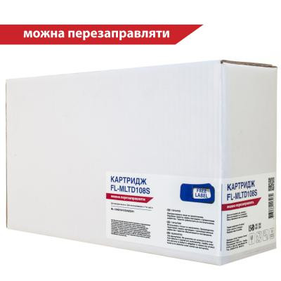 Картридж FREE Label SAMSUNG MLT-D108S (для ML-1640/1641/2240/2241) (FL-MLTD108S) Винница - изображение 1