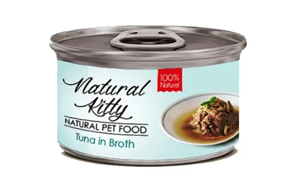 Влажный корм Natural Kitty Broth Series дополнительный корм для кошек тунец в бульоне, 80 г Винница - изображение 1