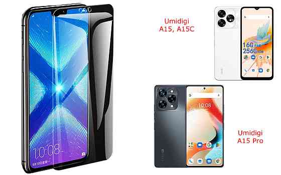 Защитное стекло NeoGlass для Umidigi A15, A15C, A15 Pro – ультрапрозрачное и устойчивое Киев