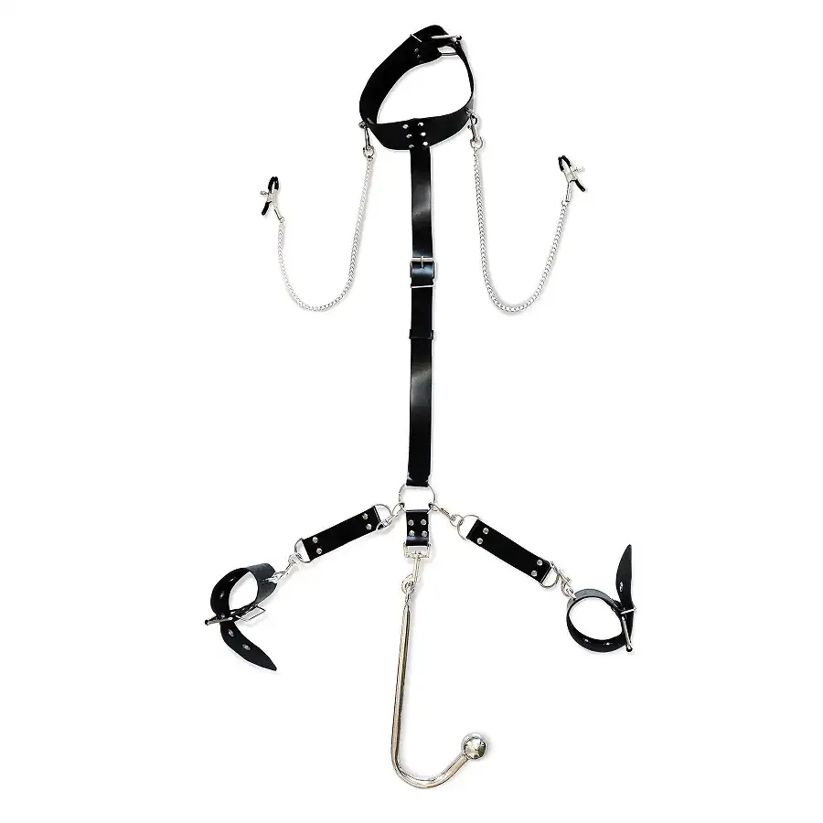 Бондажний набір із металевим анальним гаком №2 Art of Sex Beatrice Bondage set with anal hook №2 Львів - фото 1