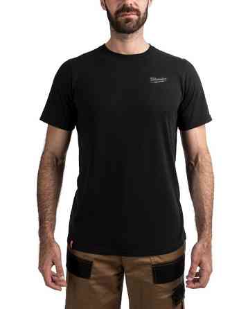 Футболка MILWAUKEE HTSSBL-XXL, легка з коротким рукавом, чорна, (розмір XXL) Одесса