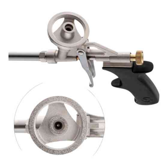 Пистолет для пены (длинный носик 500мм) + 4 насадки Мукачево