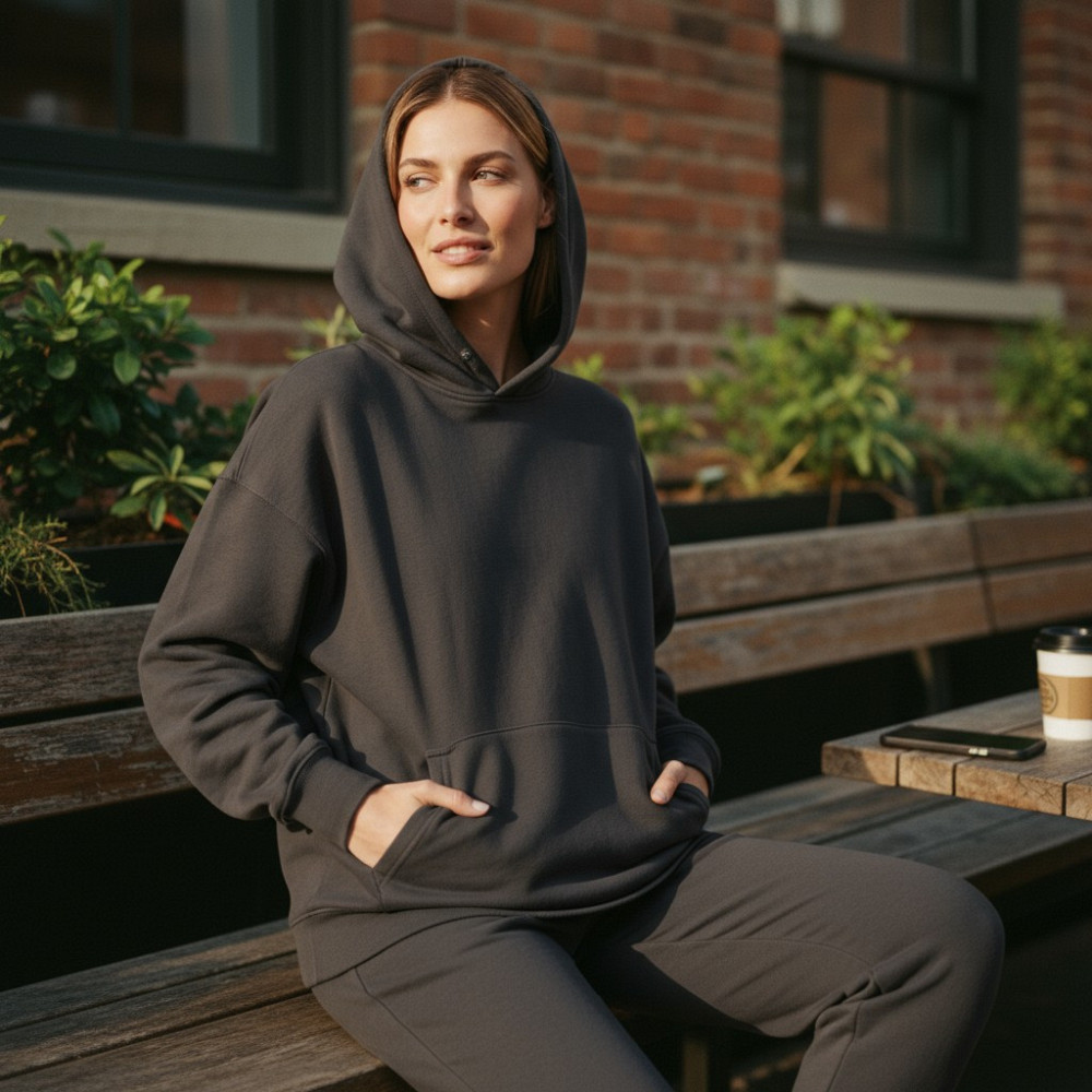 Женский спортивный теплый костюм на флисе батал Черный р 2XL/3XL Харьков - изображение 2