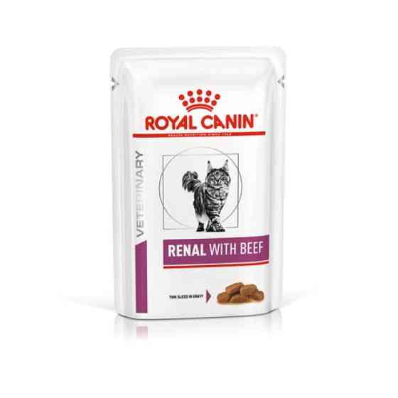 Royal Canin Renal with Beef (Роял Канін Ренал Яловичина) вологий корм для кішок у разі захворювань нирок 85 гх12шт Запоріжжя