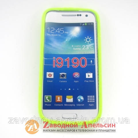 Samsung i9190 S4 mini чехол Cover (салатовый) Одесса - изображение 1