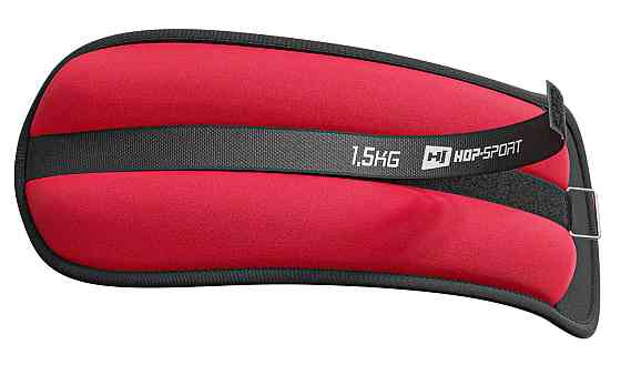 Обважнювачі для ніг та рук Hop-Sport HS-S003WB 2х1,5кг червоні Київ