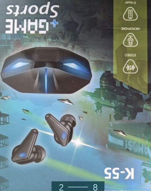 Навушники Геймерські: Bluetooth K55. Харків - фото 8