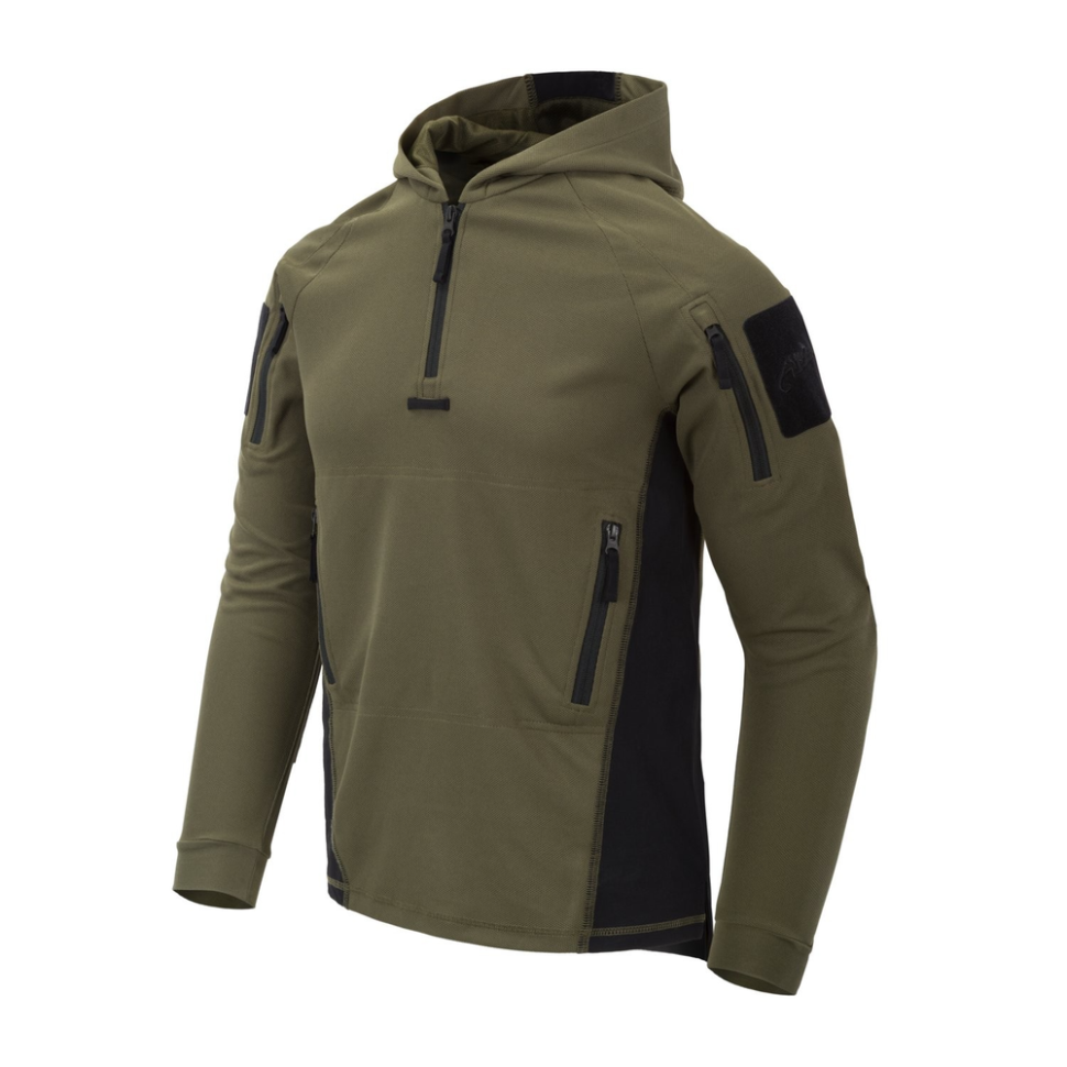 Кофта тактична Helikon-Tex RANGE HOODIE - TopCool, оливковий, розмір M Київ - фото 1