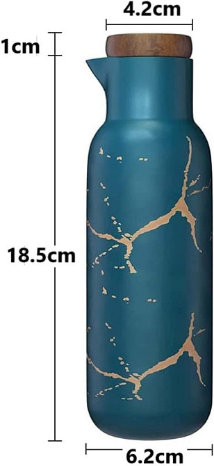 Керамічні ємності для олії та оцту MAGICVOGEL 380мл 2шт Луцьк - фото 2