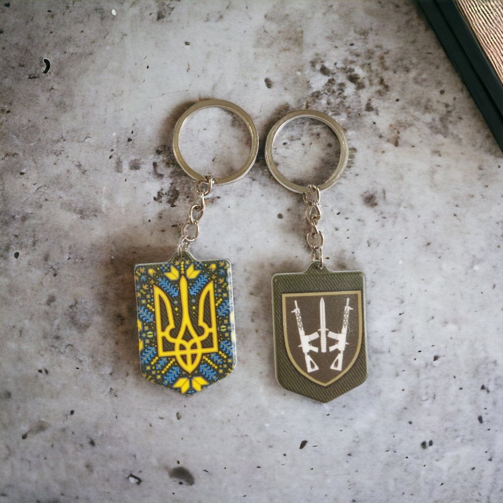 Брелок гумовий 67 окрема механізована бригада Київ - фото 3