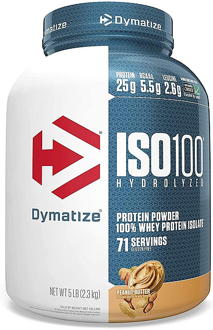 Ізолят сироваткового протеїну Dymatize nutrition ISO 100 2270 г, Chocolate Peanut Butter Луцьк - фото 1