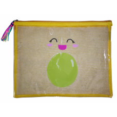 Папка шкільна "Мандарин" поліуретан 34,5*26,5см WB-2122 м'яка на блискавці 1 відд, шт Київ - фото 3