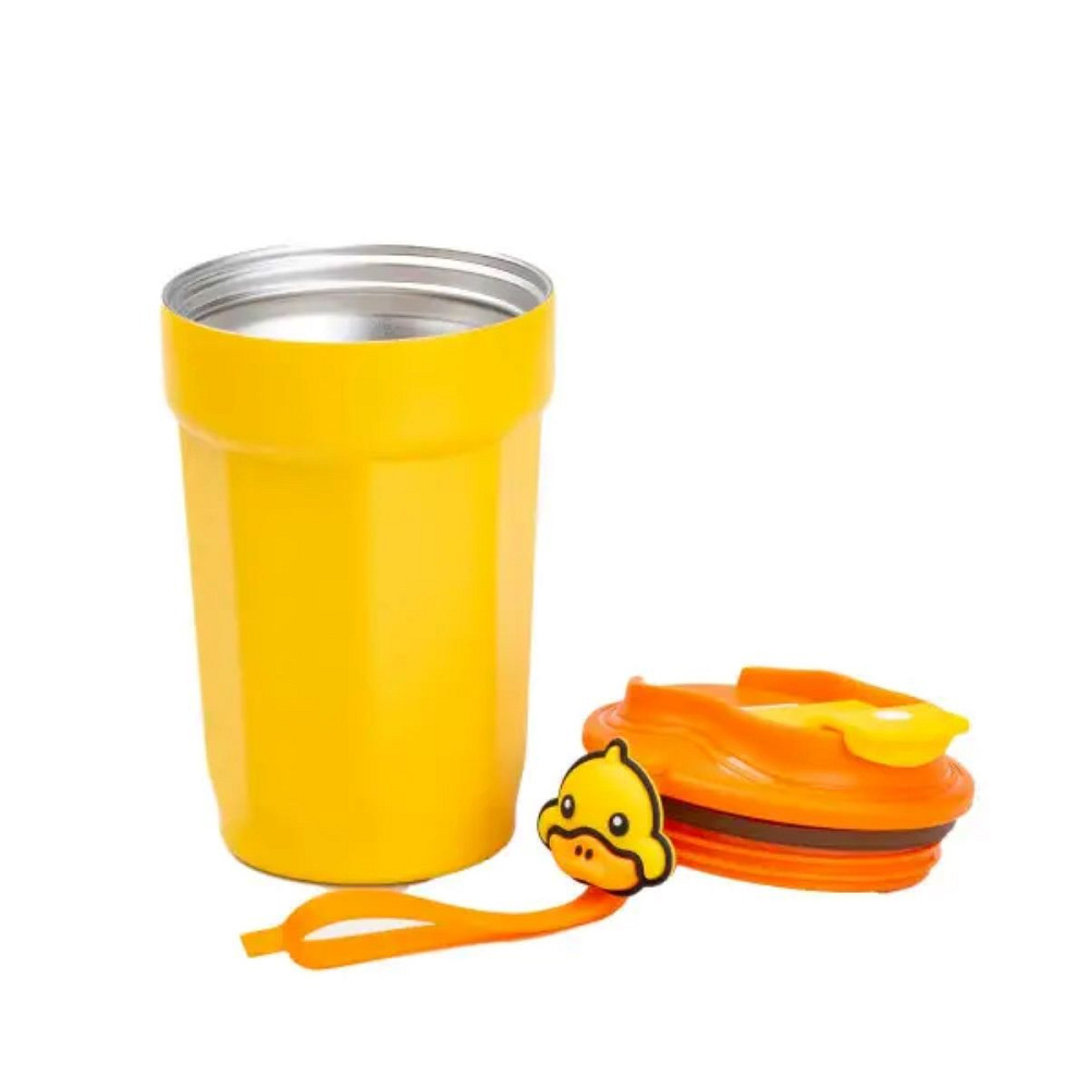 Термокружка 450 мл з кришкою на защіпці G. Duck Жовтий HP28489 Коломия - фото 7