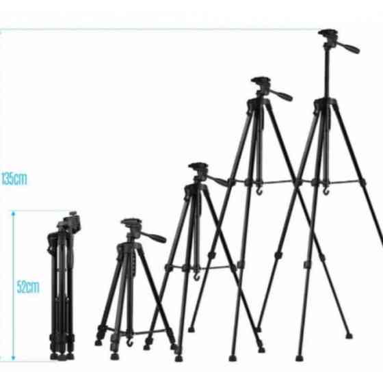 Тринога для фотоапарата, Штатив для софтбоксу, Штатив для съемки Тринога кольцевой лампы GW-19 Киев