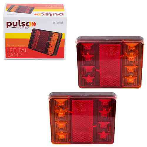 Задній ліхтар BL-64908 8 LED, 12V, 120x95x23 мм, комплект 2 шт Харків