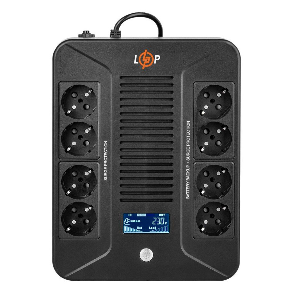 Лінійно-інтерактивне ДБЖ LP-600VA-8PS (360Вт) Київ - фото 1