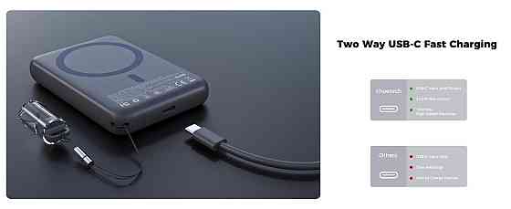 Універсальна мобільна батарея Choech B862 10000 mAh 22.5W Black ( 23394 ) Харків