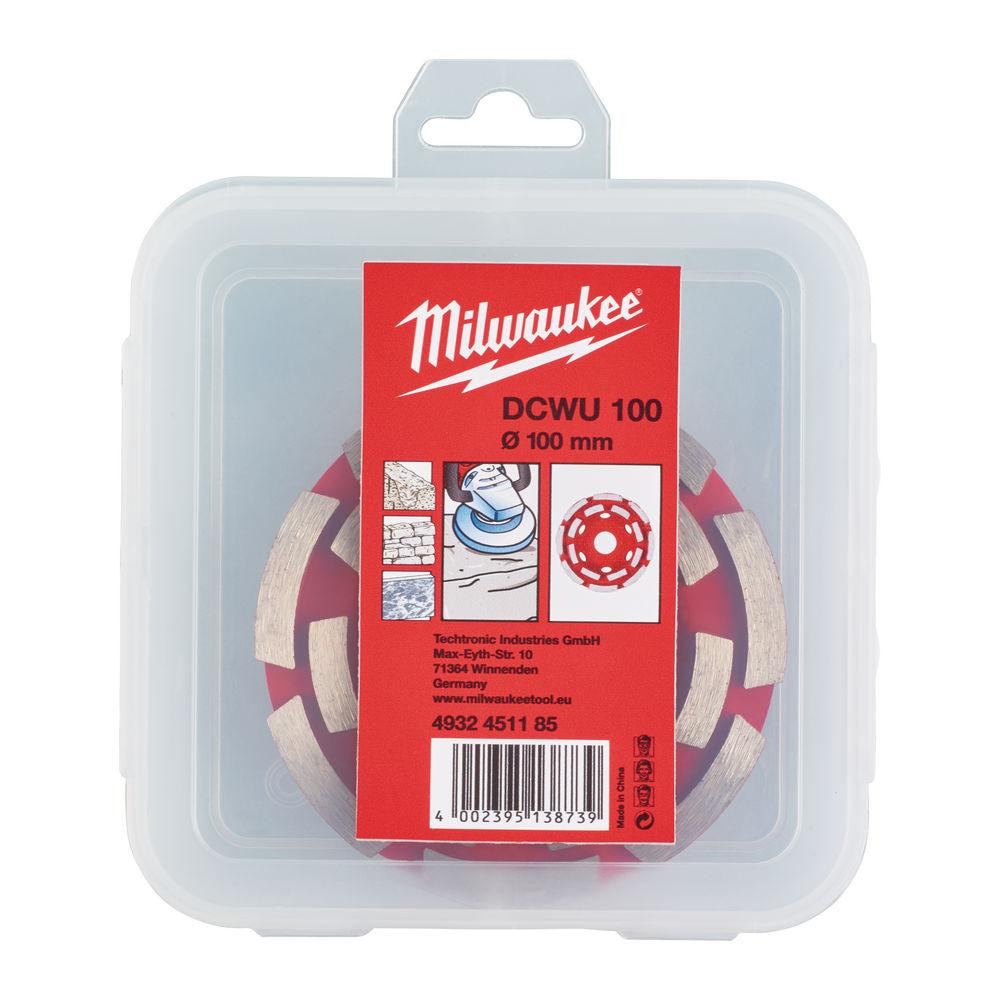 Чашка алмазна шліфувальна MILWAUKEE DCWU 100, 100мм Одеса - фото 1