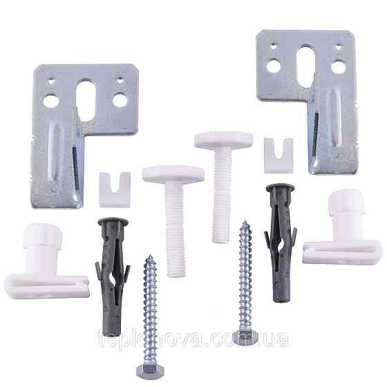 Універсальний комплект L-кронштейнів підвісного кріплення панельного радіатора NS-1017 CRISTAL (2 шт.) Чернівці