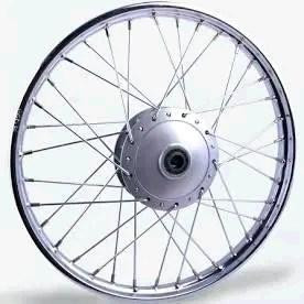 Диск колеса 1,4*17 (перед, барабан) (спицкований) мопед Дельта Мукачево - фото 1