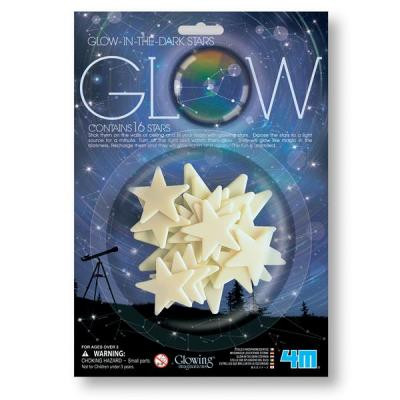 Ігровий набір 4М Сяючі наклейки Зірки, 16 штук (00-05210) Вінниця - фото 1