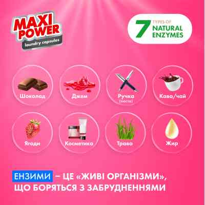 Капсули для прання Maxi Power Flower Wind 11 шт. (4823098414988) Вінниця