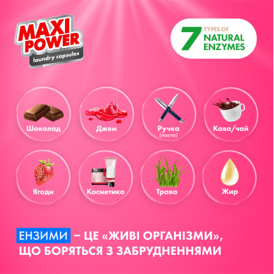 Капсули для прання Maxi Power Flower Wind 11 шт. (4823098414988) Вінниця - фото 3