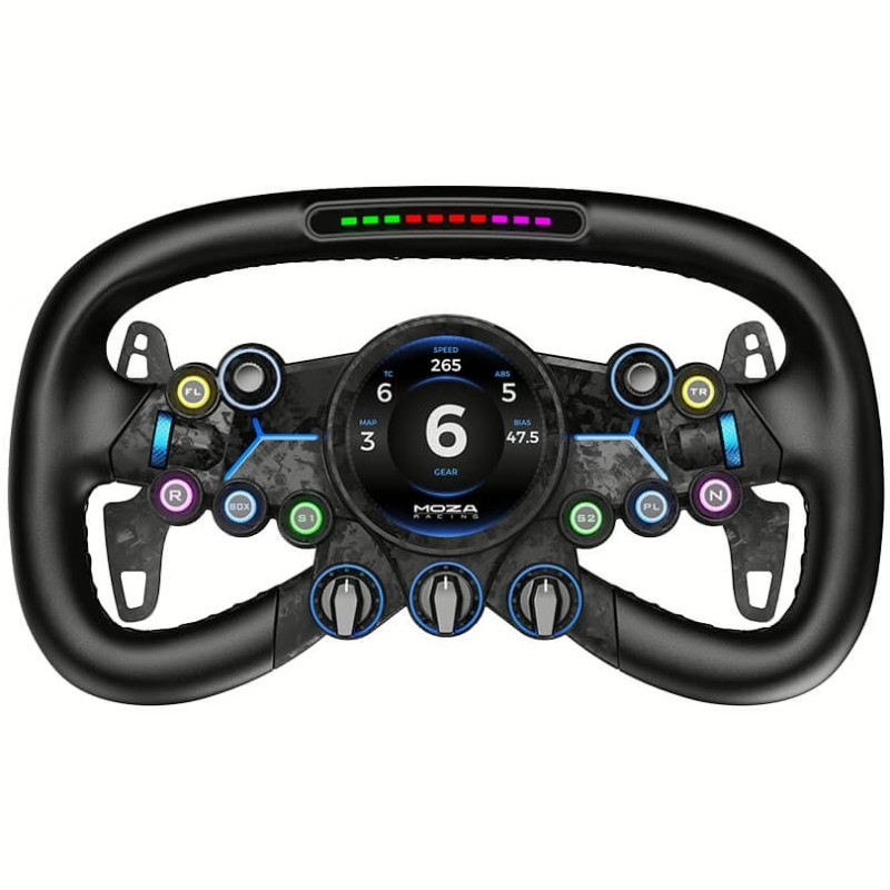 Кермо MOZA Racing Vision GS Steering, 31cм., екран 2.8", 8 кн., RGB Вінниця - фото 1