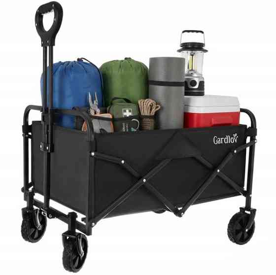 Садовая тележка транспортная складная 90 литров до 100 кг Gardlov (27542) Нововолынск