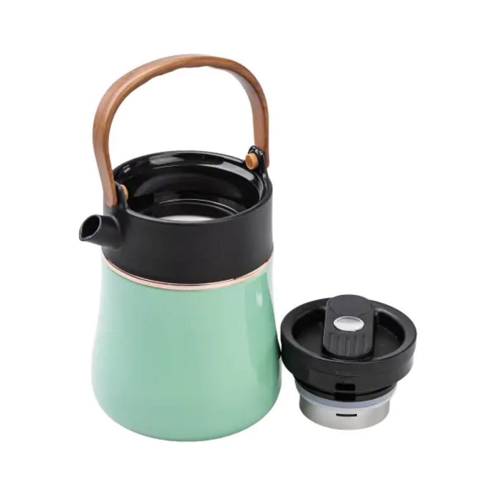 Yiwu Чайник термос із датчиком температури та вакуумною ізоляцією 700 мл м'ятний HP-14-22M Коломыя - изображение 3