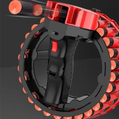 Бластер-пулемет GROWLER Игрушечный Автоматический На аккумуляторе С 28 мягкими пулями-присосками Коломыя - изображение 6