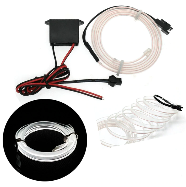 Гнучкий неоновий світильник для авто 5м, білий Київ - фото 2