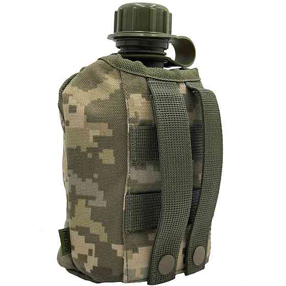 Фляга армійська 1л в чохлі Піксель ММ-14 Cordura 1000 D Киев
