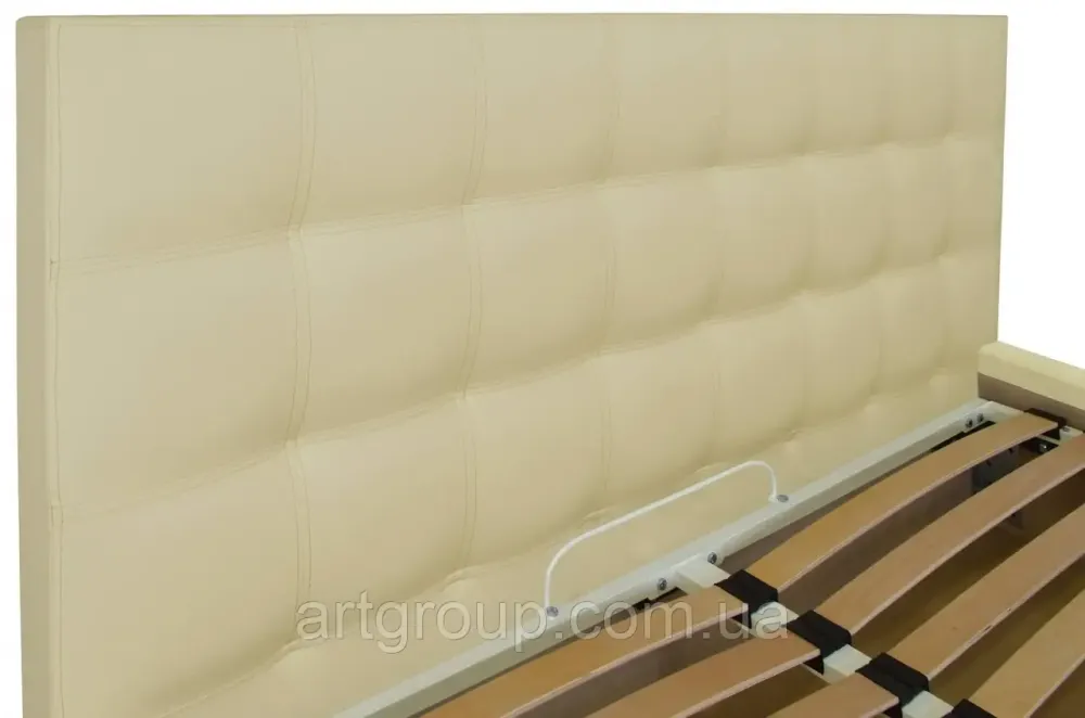Ліжко Двоспальне Chester Comfort 180 х 190 см Fly 2207 A1 З підйомним механізмом та нішою для білизни Бежевий Дніпро - фото 17
