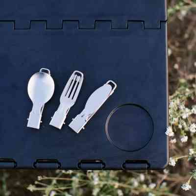 Набір туристичного посуду Tribe Compact Set сталевий (T-FC-0021-metal) Вінниця